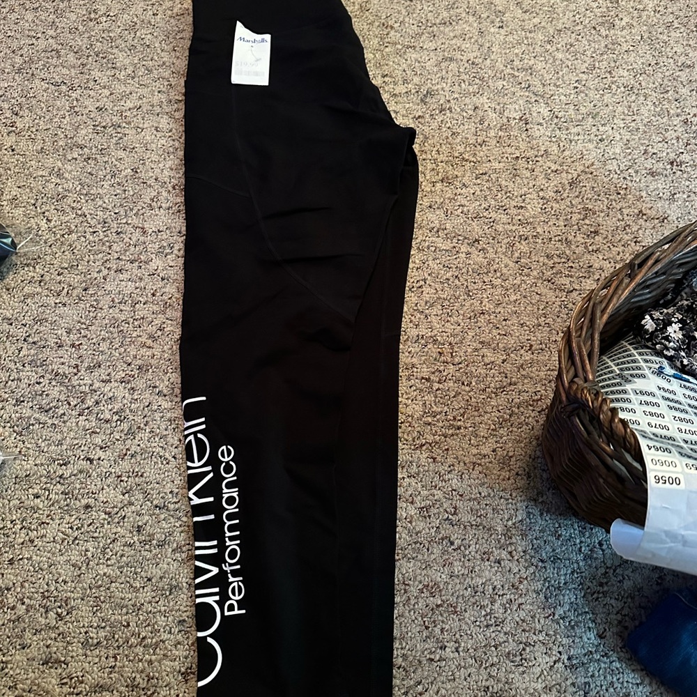 Calvin Klein Black Performance Leggings